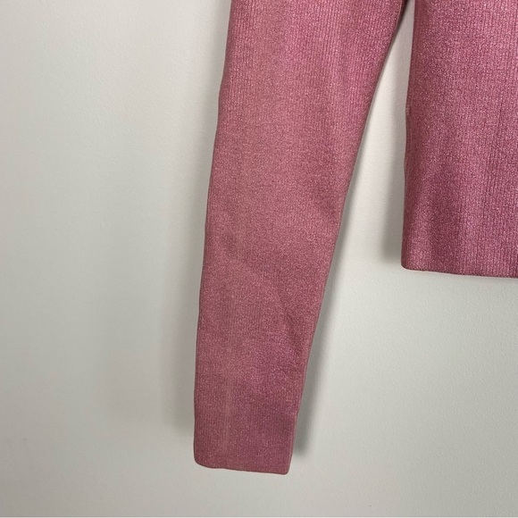 NBD Talya Metallic Coated Sweater in Pink Size M - Picture 9 of 13